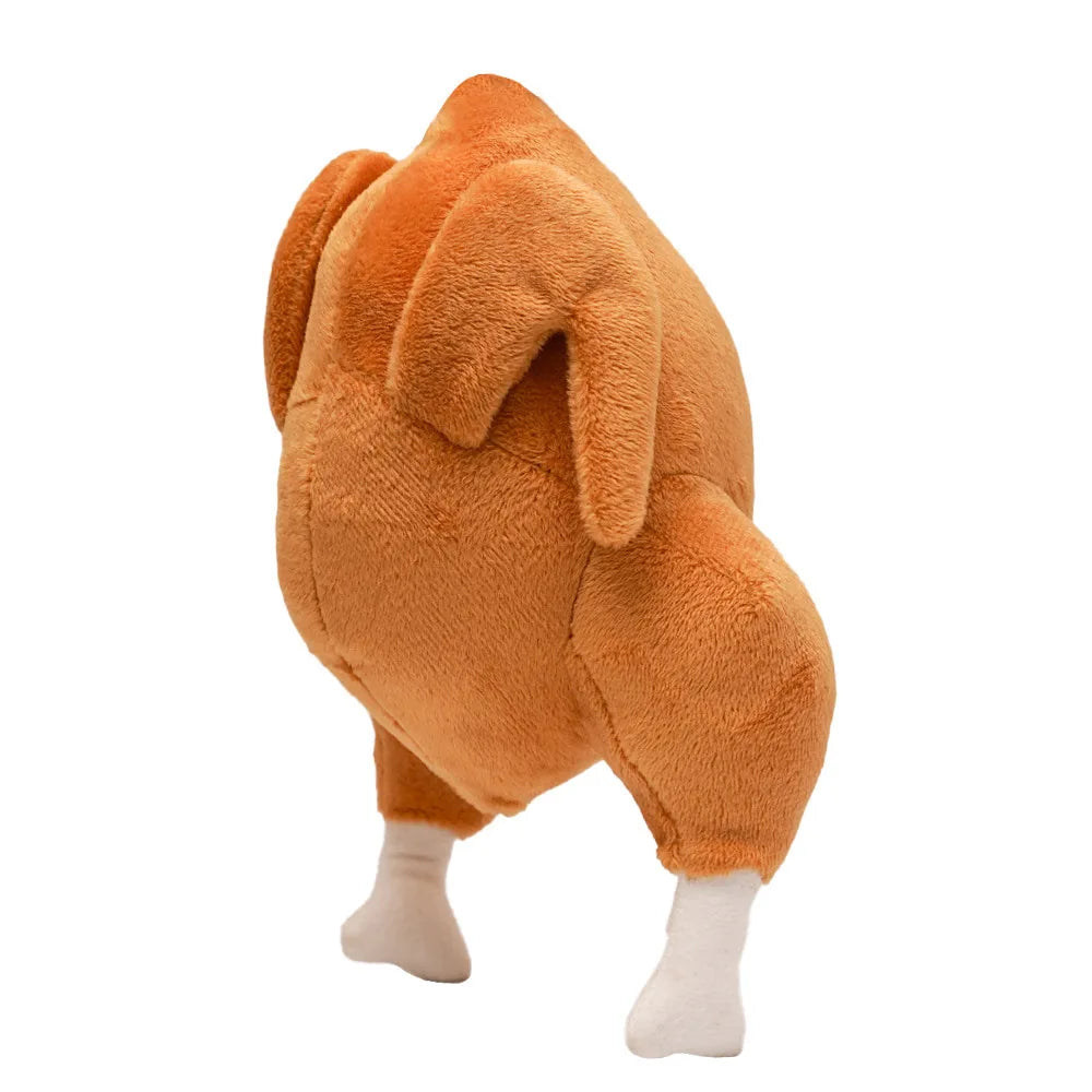 Roast chicken plush pet toy — photo 9