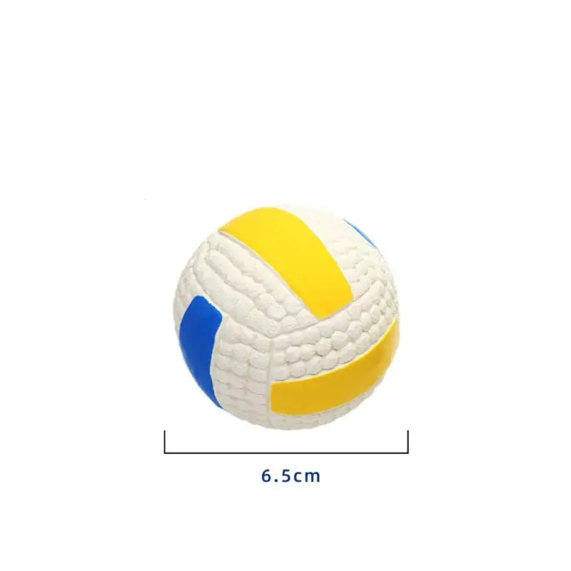 Squeaky Dog Ball — Bite-Resistant Fetch & Teeth-Cleaning Play Ball