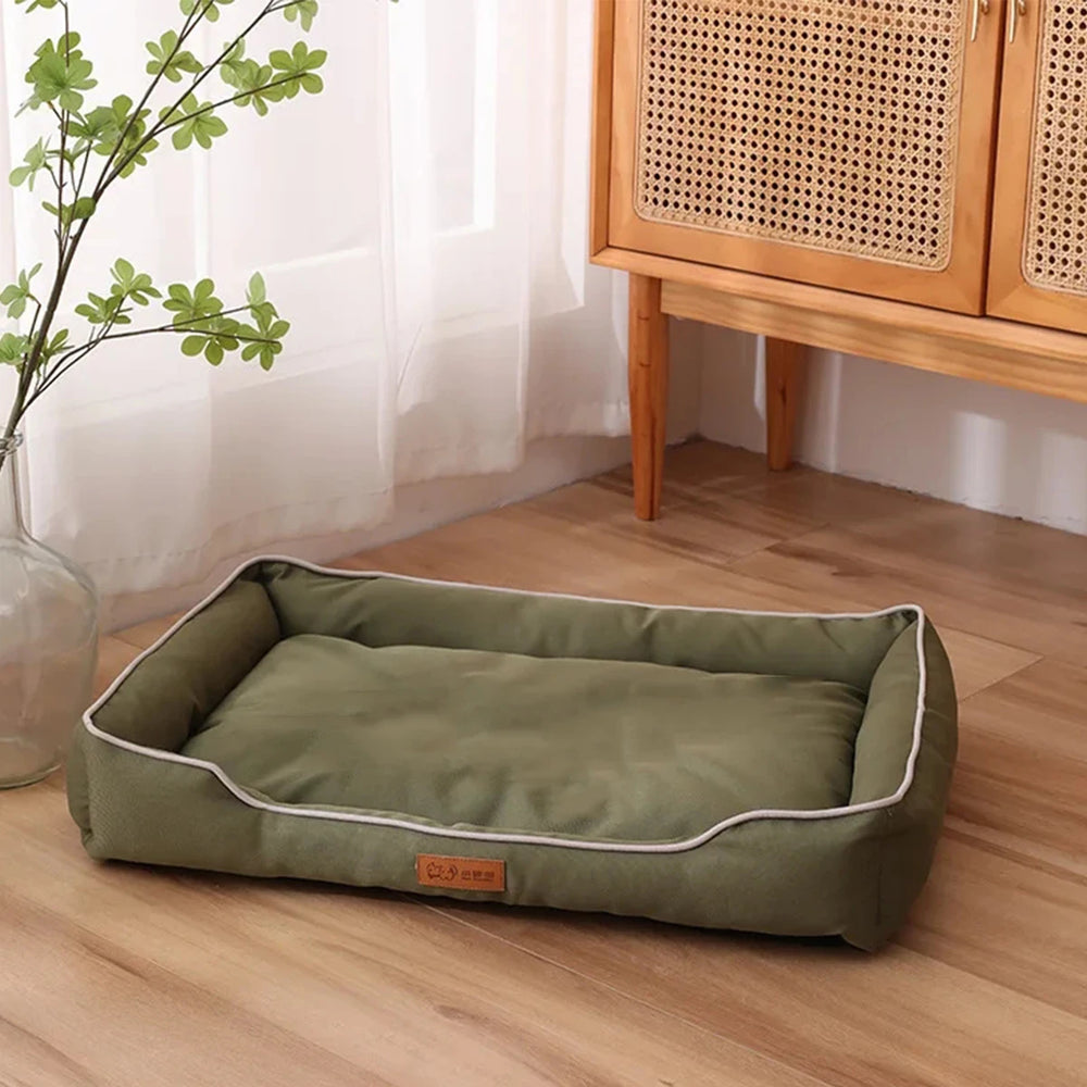 Square Dog Bed Mattress – Waterproof Bite-Resistant Pet Sofa