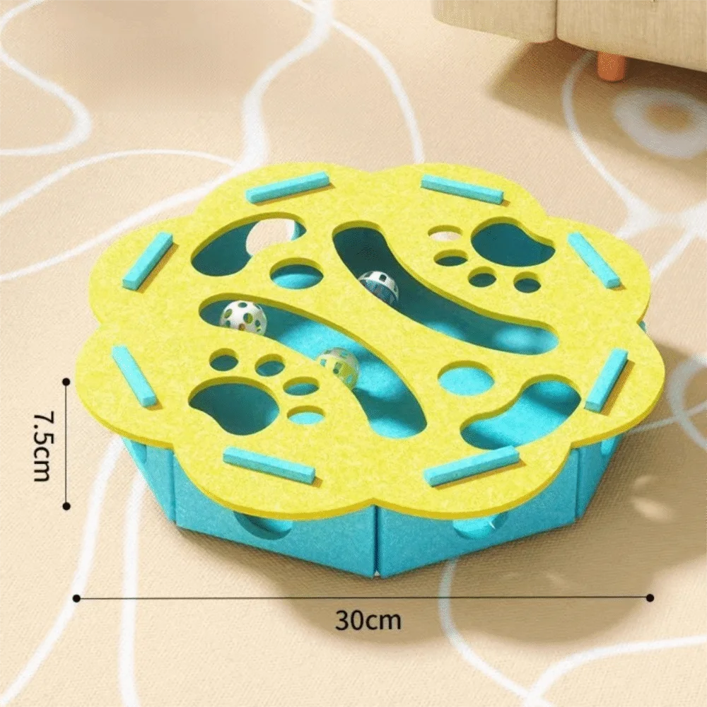 Felt puzzle box cat toy — photo 18