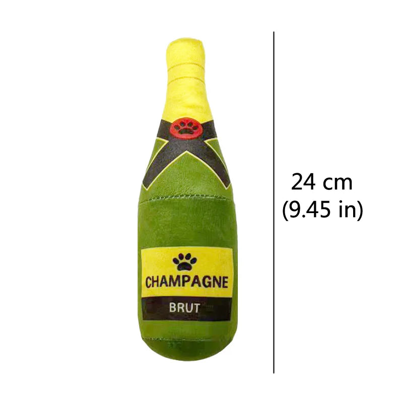 Bottle plush squeaky dog toy — photo 12