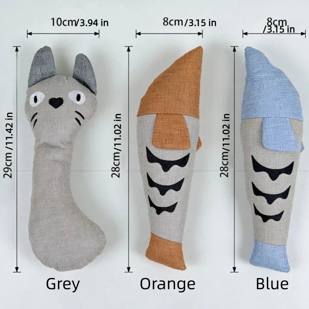 Crinkle fish cat kicker toy — photo 6