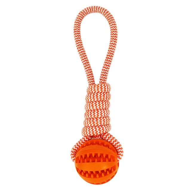 IQ treat ball rope dog toy — photo 11