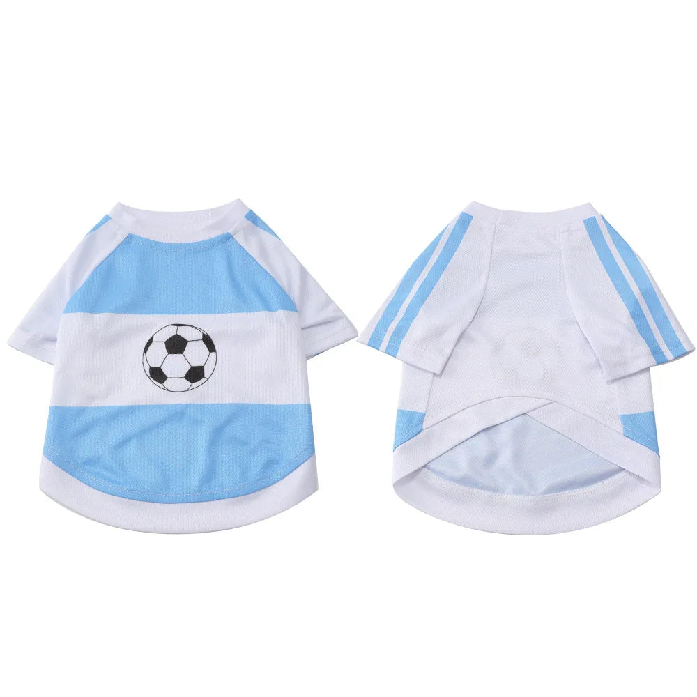 2026 World Cup Dog Jersey — Multi-Country Team Soccer Shirt (Breathable Mesh)