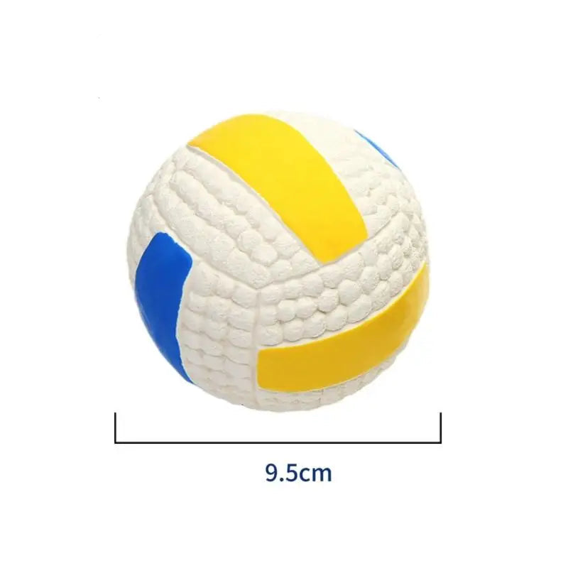 Squeaky Dog Ball — Bite-Resistant Fetch & Teeth-Cleaning Play Ball