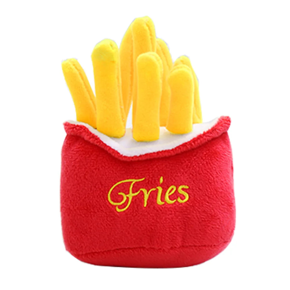 Fast food squeaky plush dog toy — photo 6