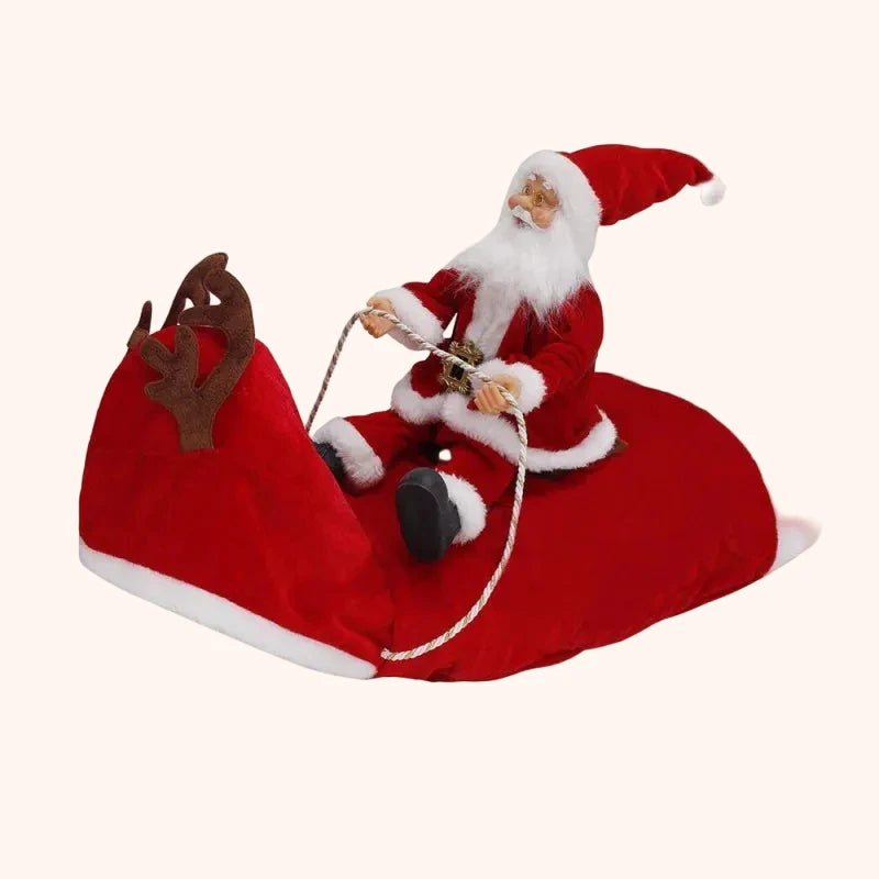 Santa Rider Dog Costume – Red