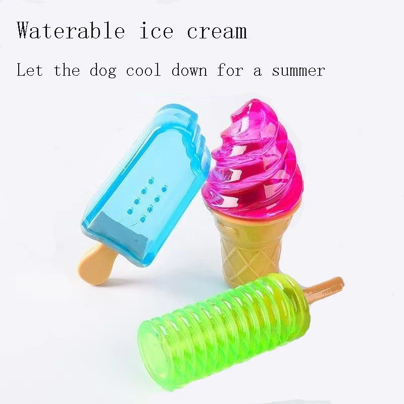 Freezable ice cream dog chew toy — photo 4