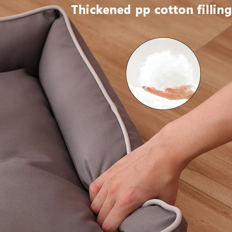 Square Dog Bed Mattress – Waterproof Bite-Resistant Pet Sofa