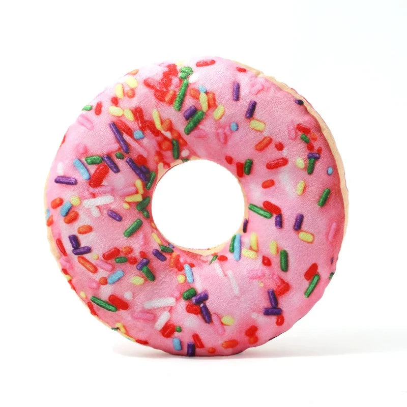 Squeaky pizza plush dog toy — photo 13