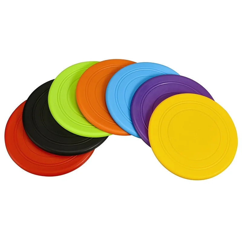 Silicone Flying Disc Dog Toy — Soft Chew-Resistant Flyer for Fetch