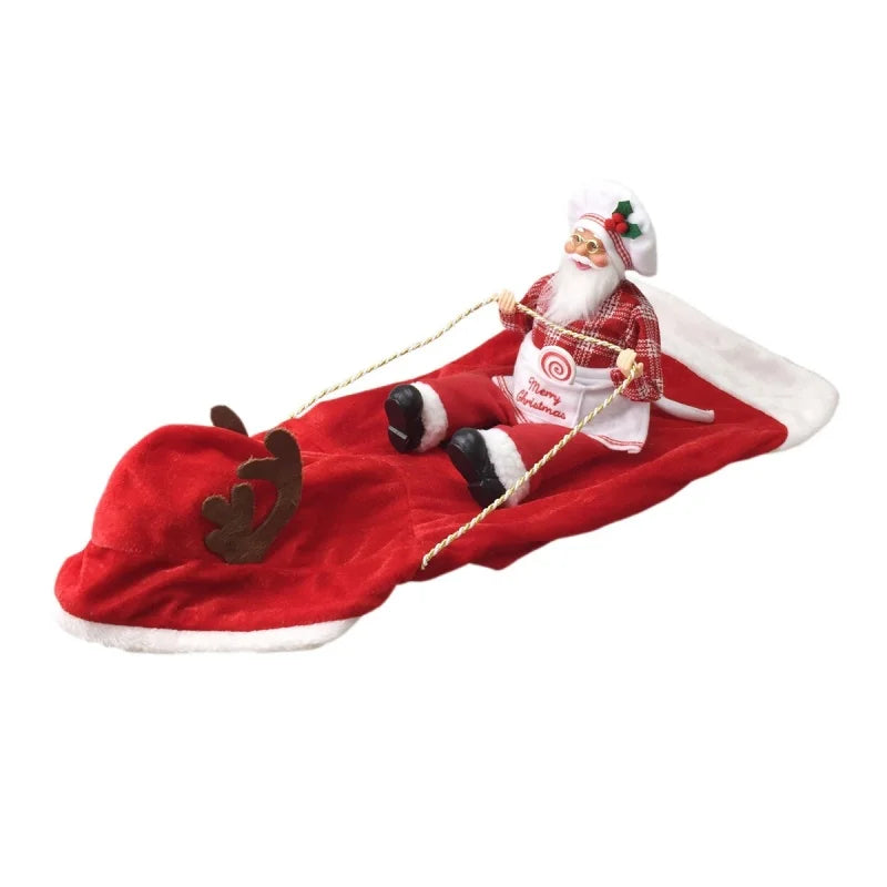 Santa Rider Dog Costume – Chef style