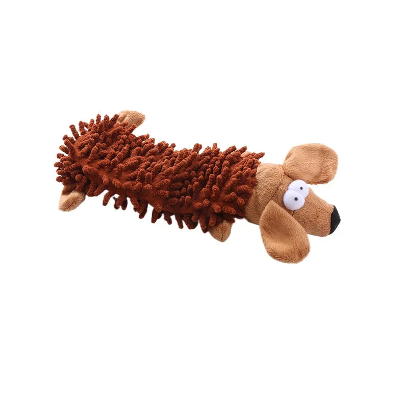 25cm Plush Squeaky Dog Toy — Cute Animal Cuddle & Play Buddy