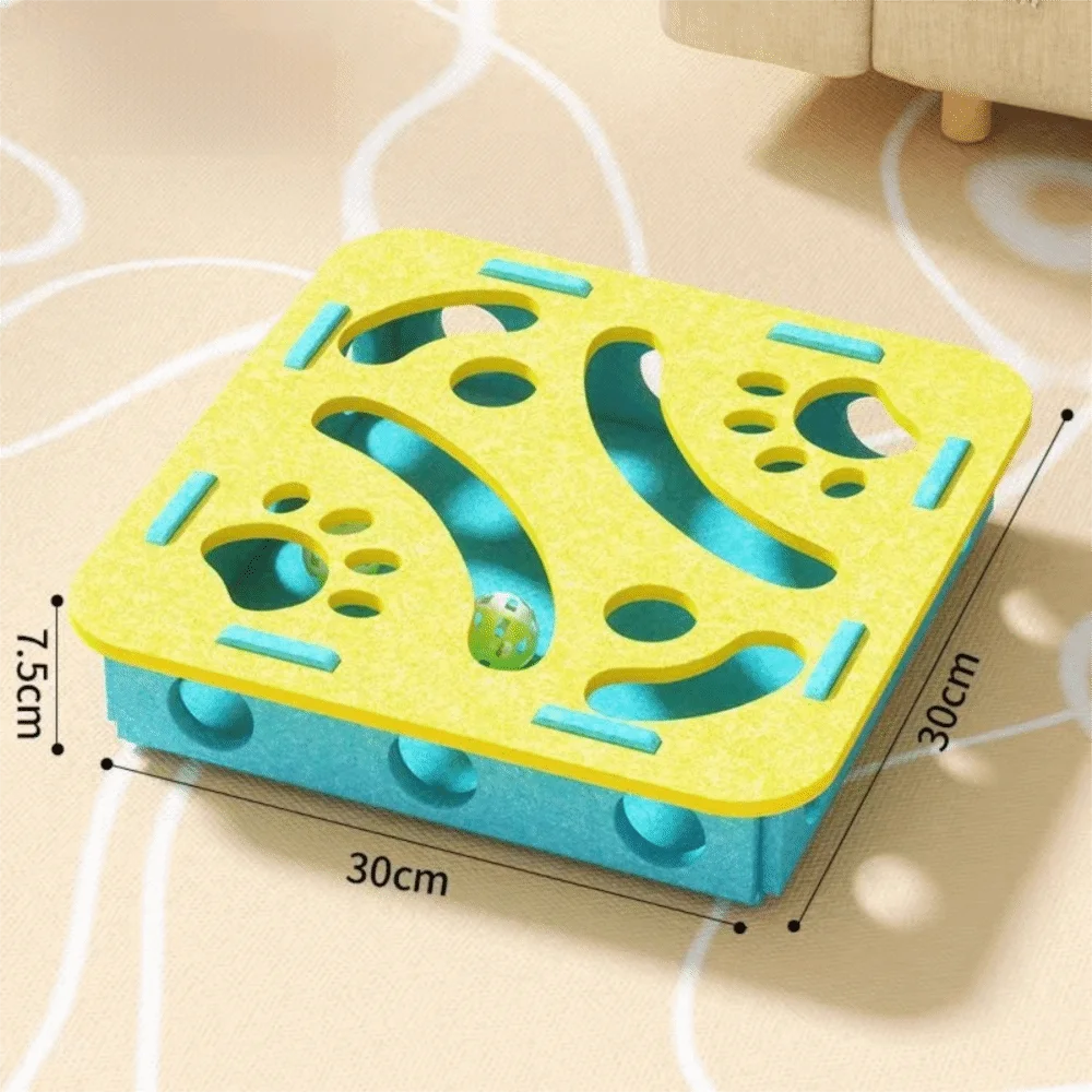 Felt puzzle box cat toy — photo 17