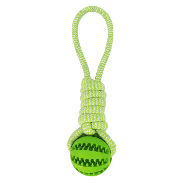IQ treat ball rope dog toy — photo 10