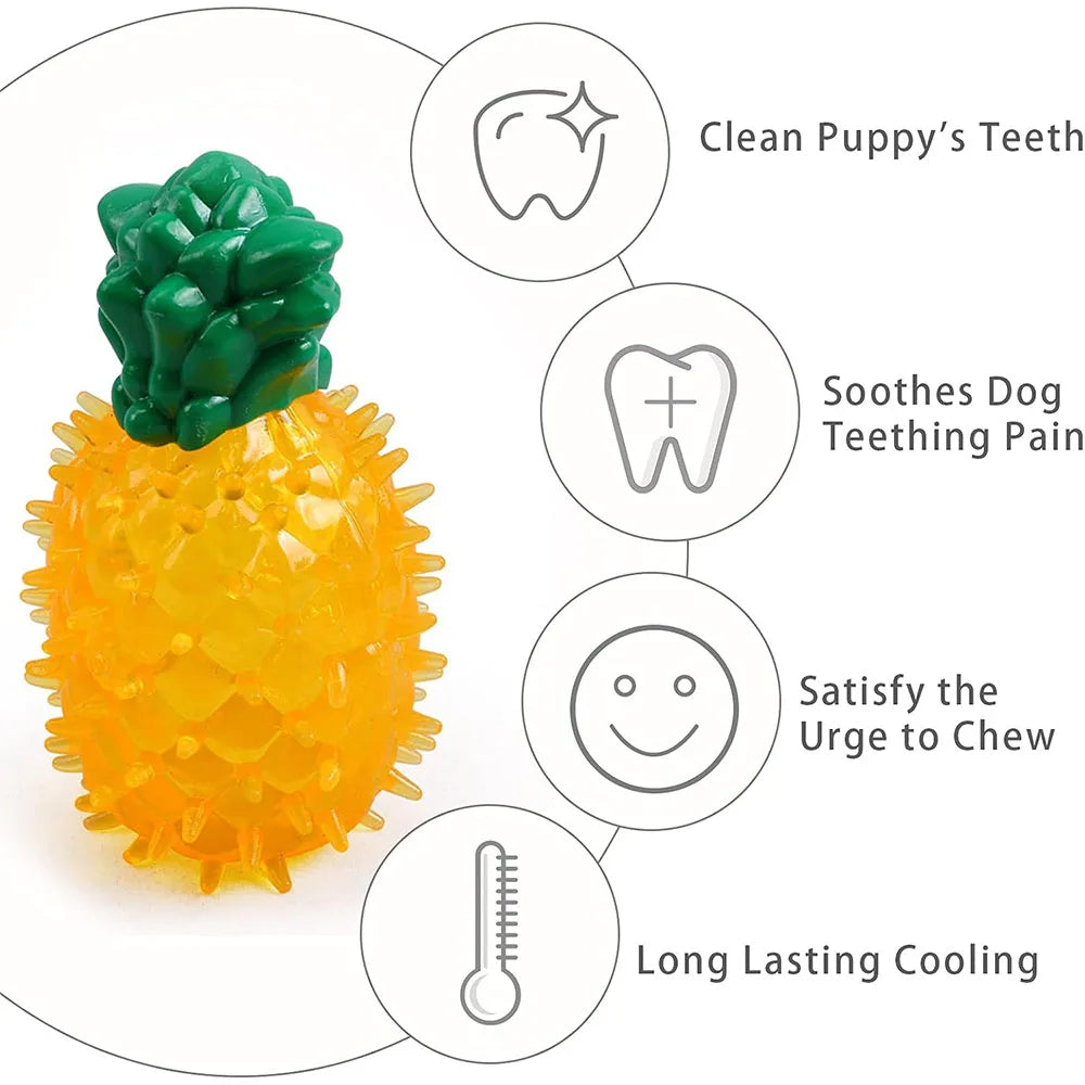 Freezable fruit pet chew toy — photo 4