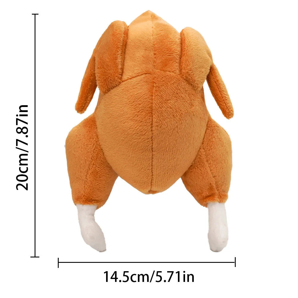 Roast chicken plush pet toy — photo 5