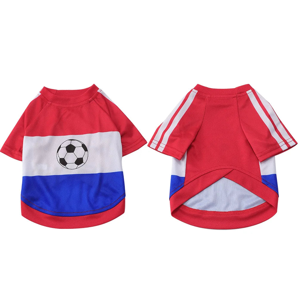 2026 World Cup Dog Jersey — Multi-Country Team Soccer Shirt (Breathable Mesh)