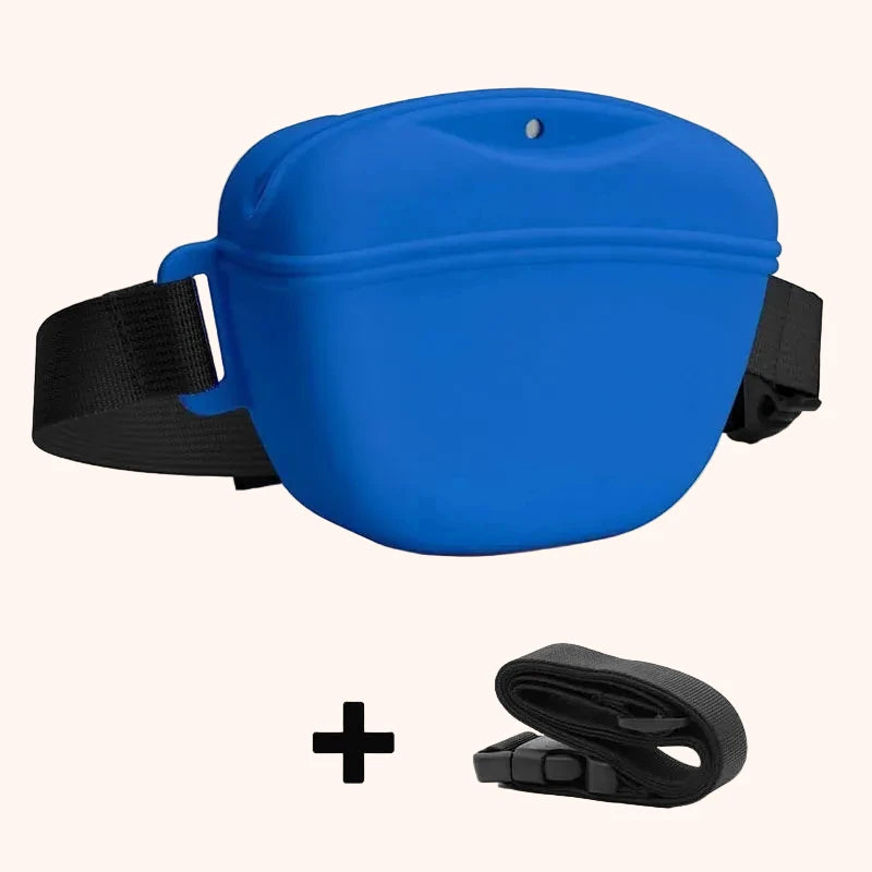 Silicone Dog Training Fanny Pack – Navy Blue