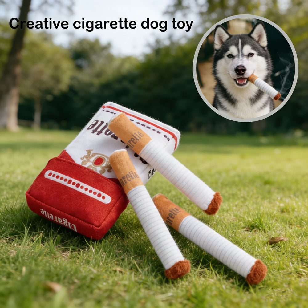Cigar plush squeaky dog toy — photo 7