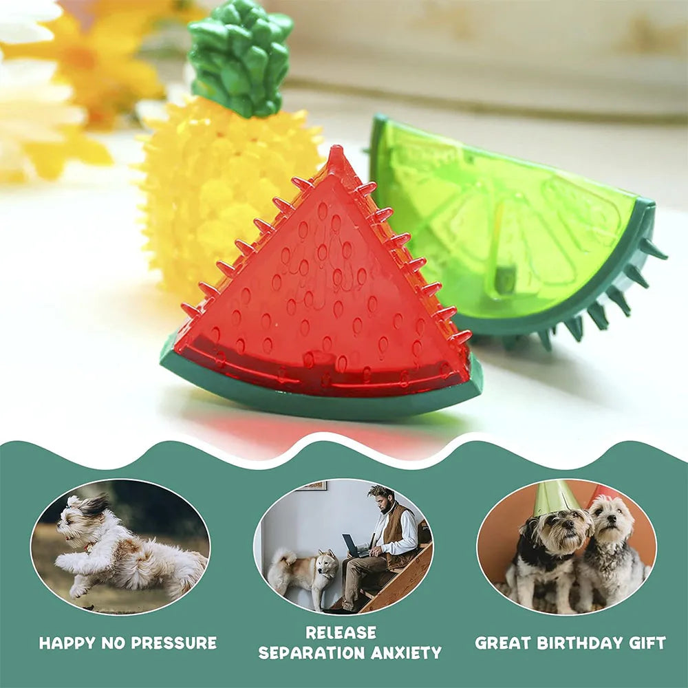 Freezable fruit pet chew toy — photo 6