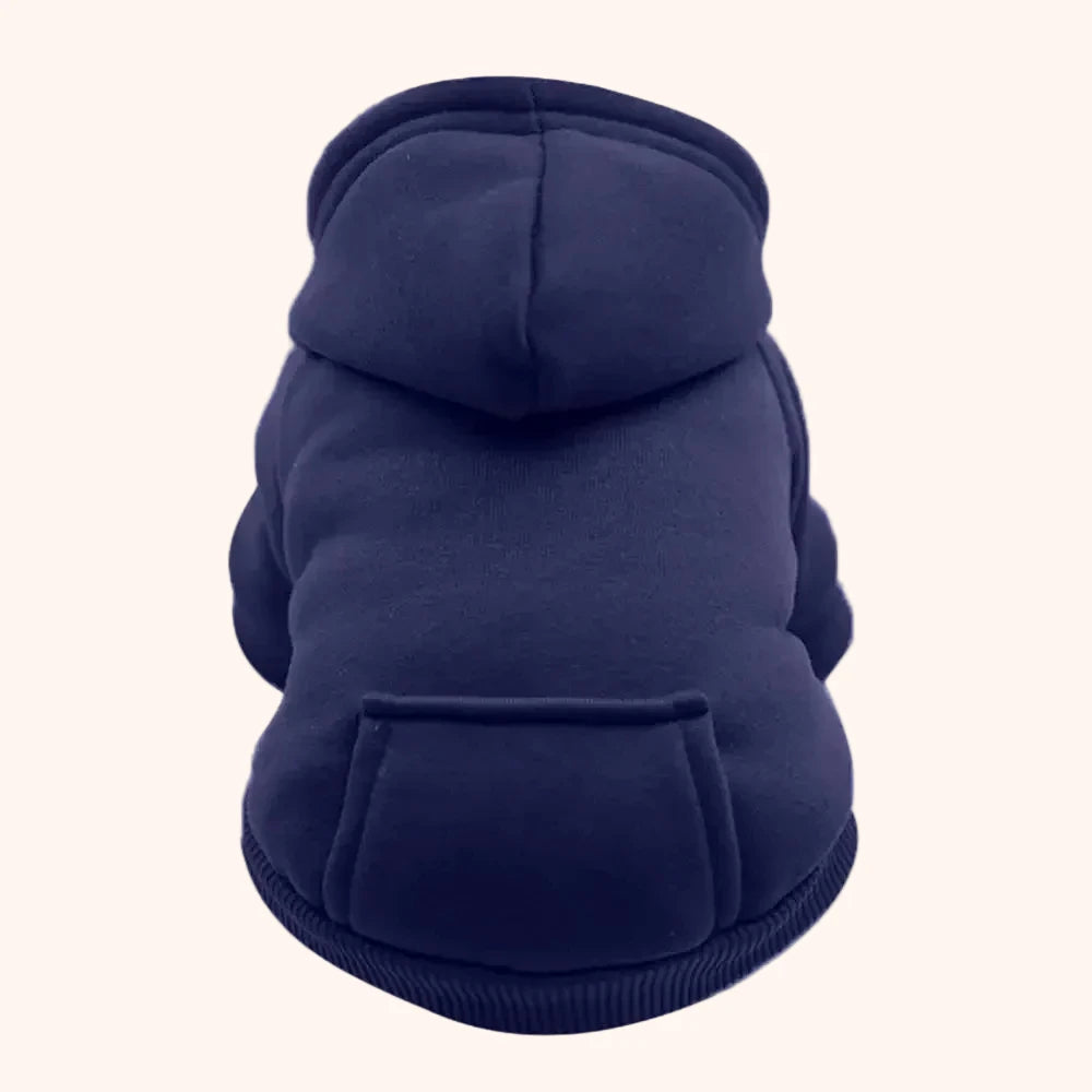 Pocket Dog Hoodie – Navy Blue