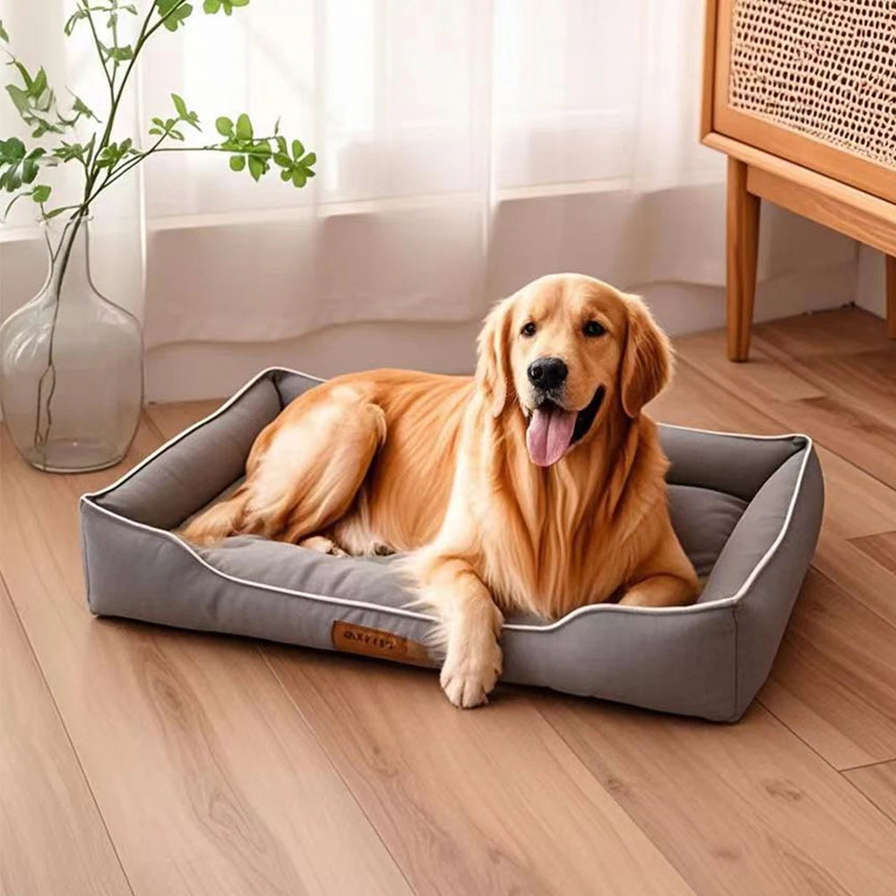 Square Dog Bed Mattress – Waterproof Bite-Resistant Pet Sofa