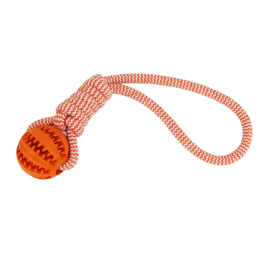 IQ treat ball rope dog toy — photo 13