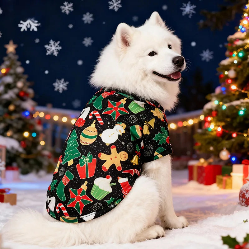Christmas Dog Shirt – Black