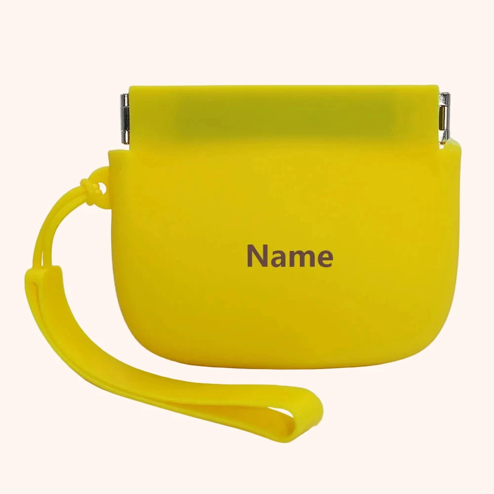 Personalized Silicone Dog Treat Bag – Yellow