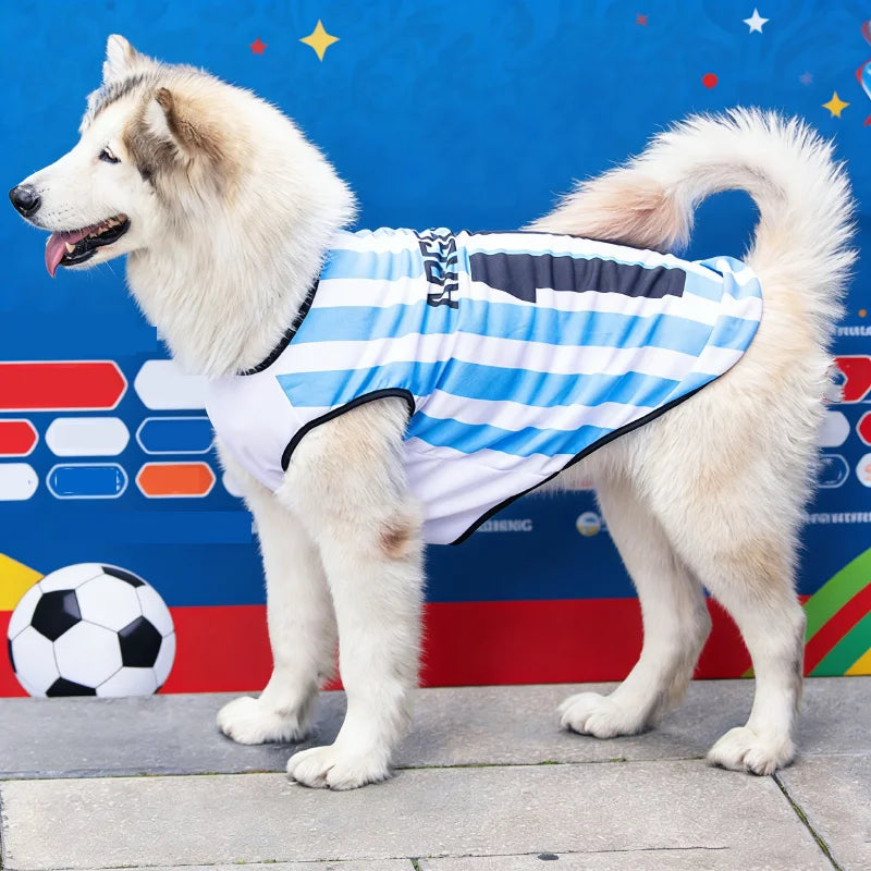 2026 Soccer Dog & Cat Jersey — Quick-Dry Breathable Mesh Football Shirt