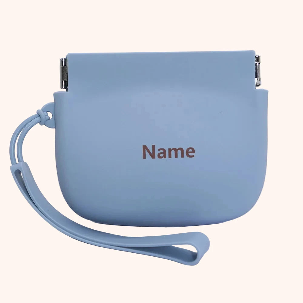 Personalized Silicone Dog Treat Bag – Blue