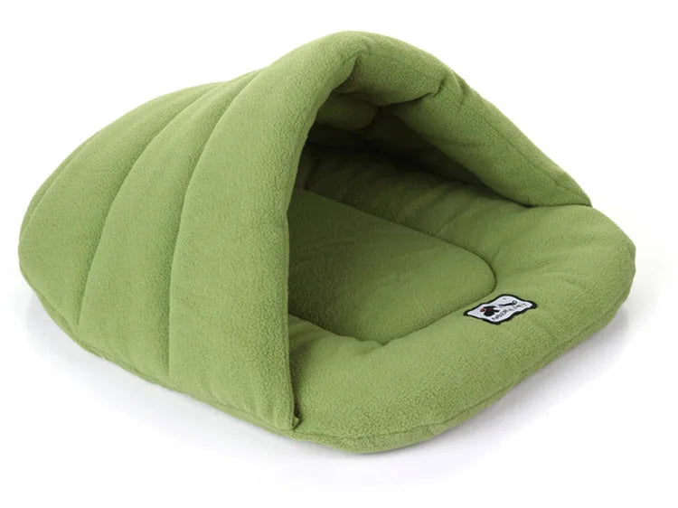 Cave Dog Bed – Slipper-Style Cozy Hideaway for Puppies & Cats