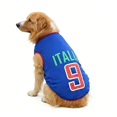 World Cup Pet Jersey — Breathable Mesh National-Team Soccer Shirt for Cats & Dogs
