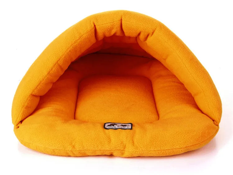 Cave Dog Bed – Slipper-Style Cozy Hideaway for Puppies & Cats
