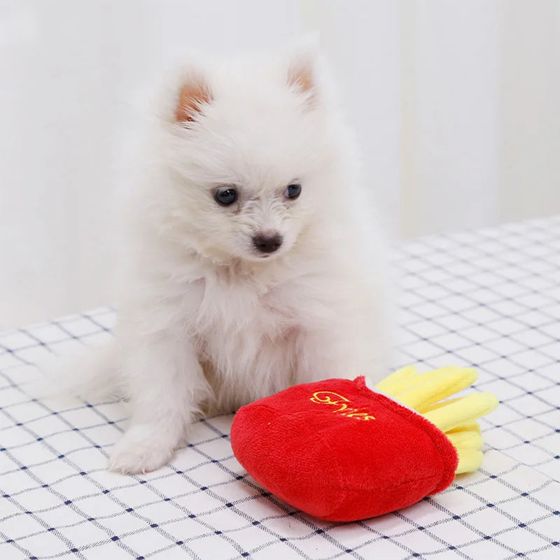 Fast food squeaky plush dog toy — photo 11
