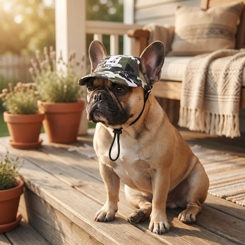 Dog Baseball Cap Sun Visor Hat – lifestyle product photo
