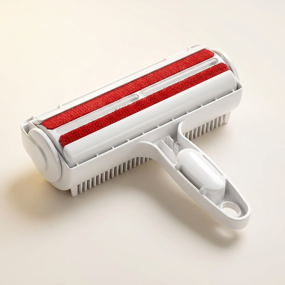 Pet Hair Remover Roller – Reusable Fur Brush for Sofa & Car