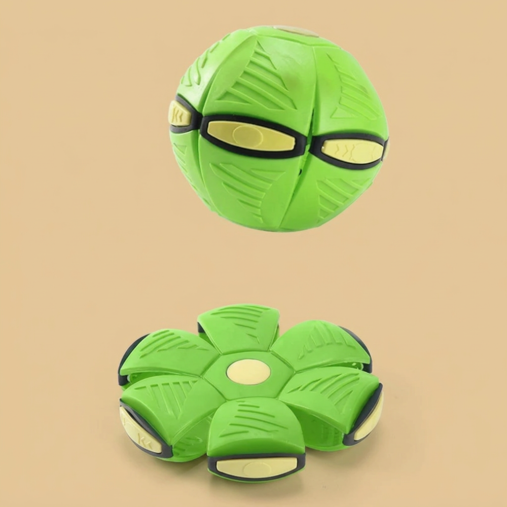 Interactive UFO Ball Dog Toy – Green