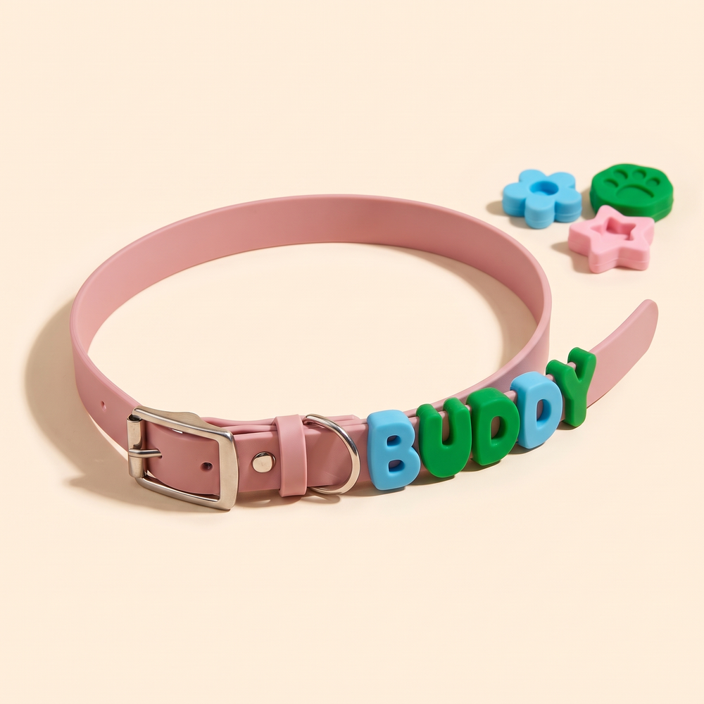Silicone Dog Collar – waterproof strap for name charms, view 6