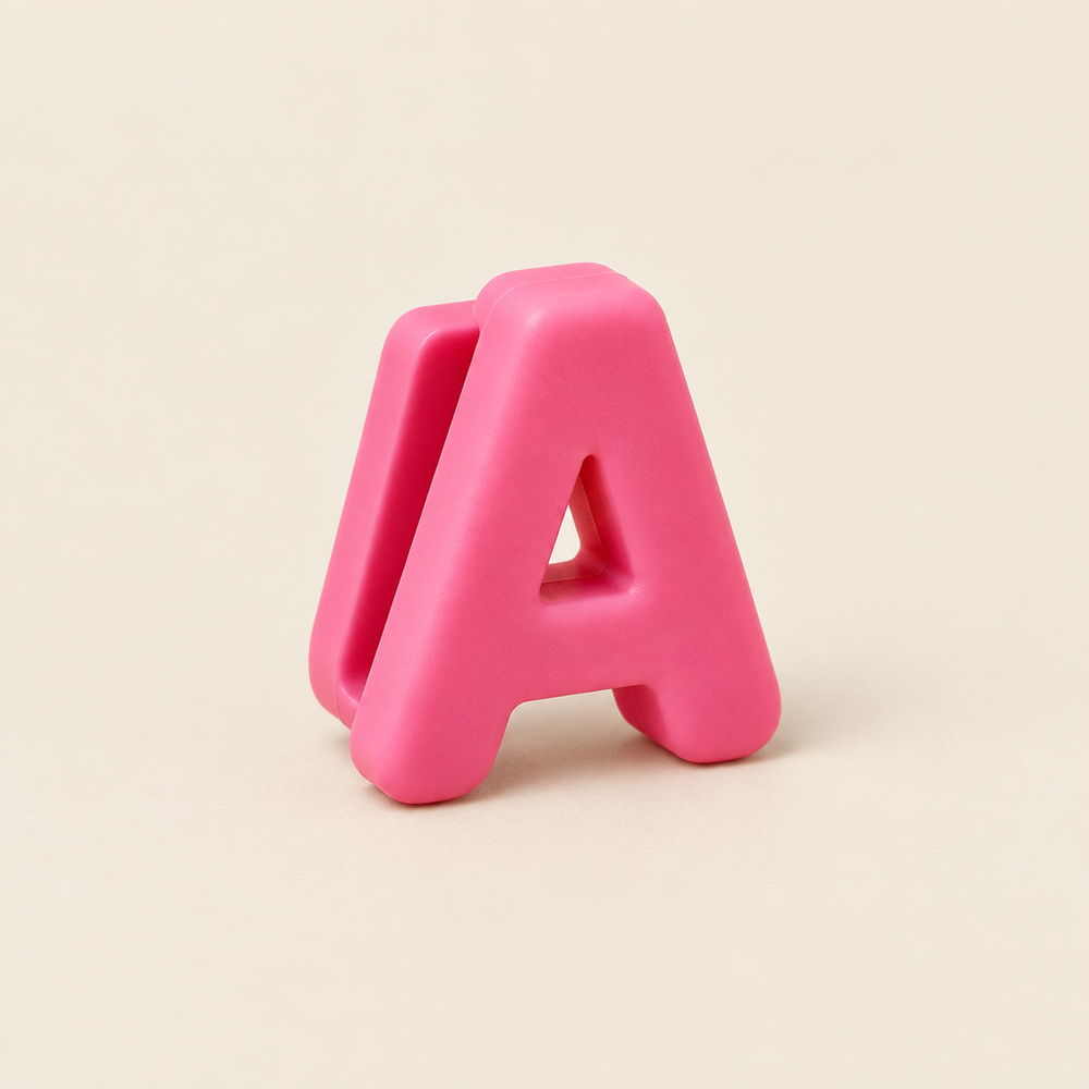 Single silicone name charm – replacement letter