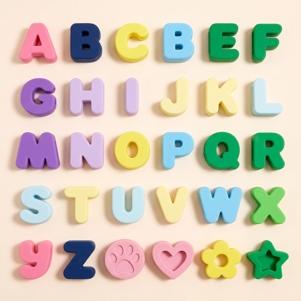 Single Silicone Name Charm – Replacement Letter