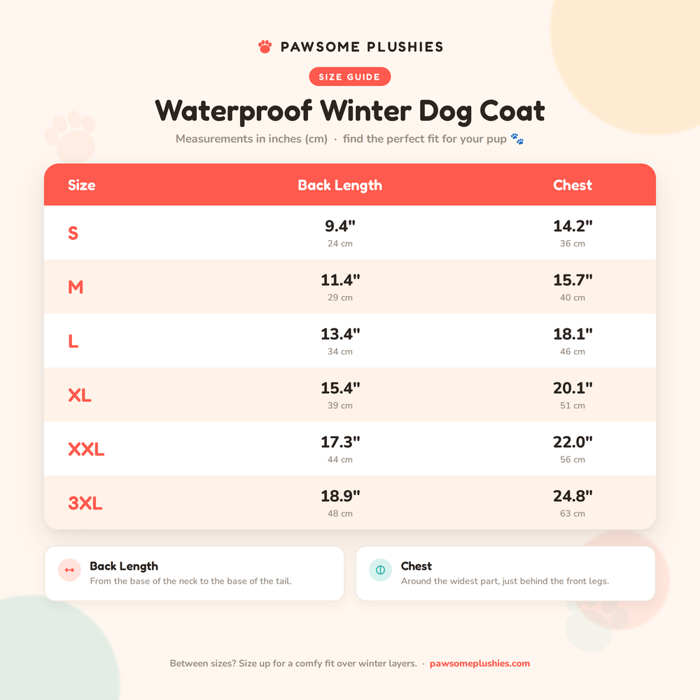Waterproof Winter Dog Coat — Warm Padded Hoodie with Reflective Trim