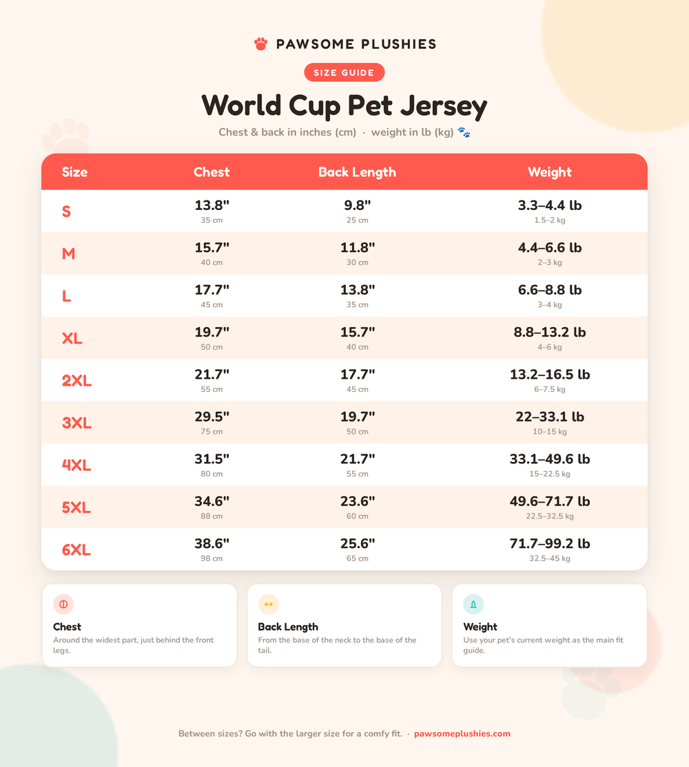 World Cup Pet Jersey — Breathable Mesh National-Team Soccer Shirt for Cats & Dogs