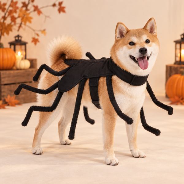 Giant Spider Dog Costume – Black